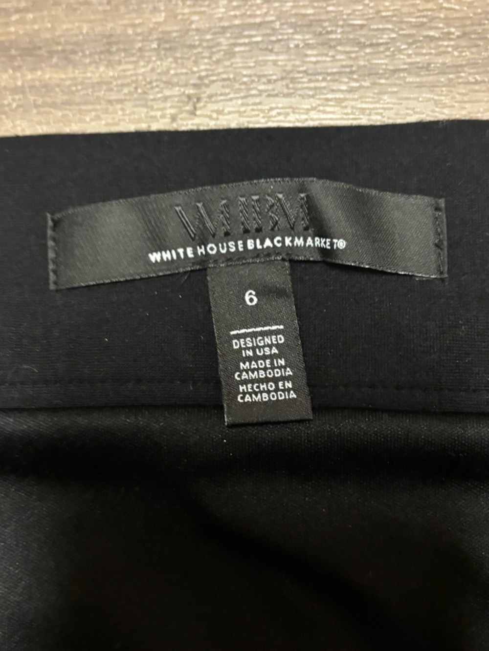 WHBM Asymmetrical Faux-Wrap Pencil Skirt - Picture 8 of 9